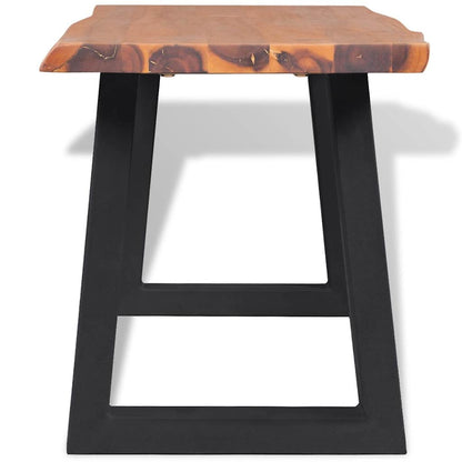 245687 vidaXL Bench Solid Acacia Wood 145 cm