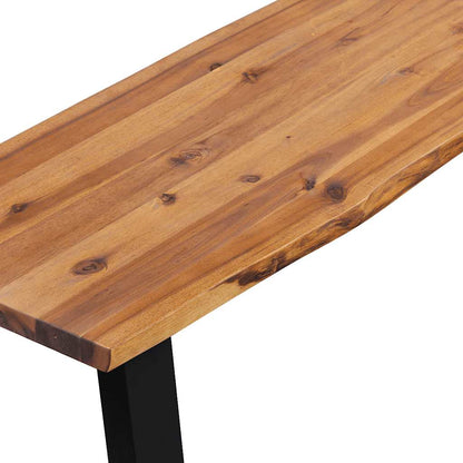 vidaXL Bench Solid Acacia Wood 145 cm