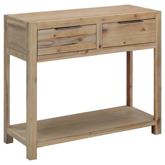 245684 vidaXL Console Table 82x33x73 cm Solid Acacia Wood