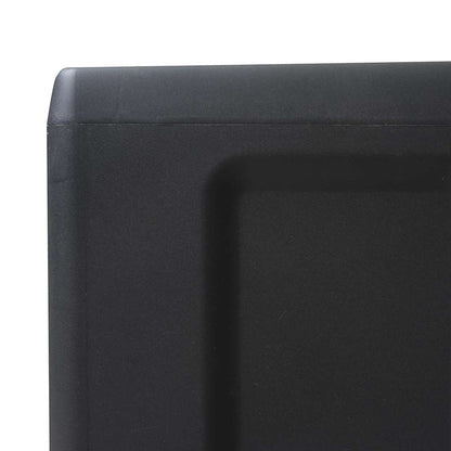 vidaXL Garden Storage Cabinet with 3 Shelves Black and Grey