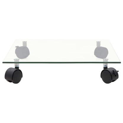 vidaXL Plant Roller | Set of 2 | Transparent | Tempered Glass | 35 x 35 cm