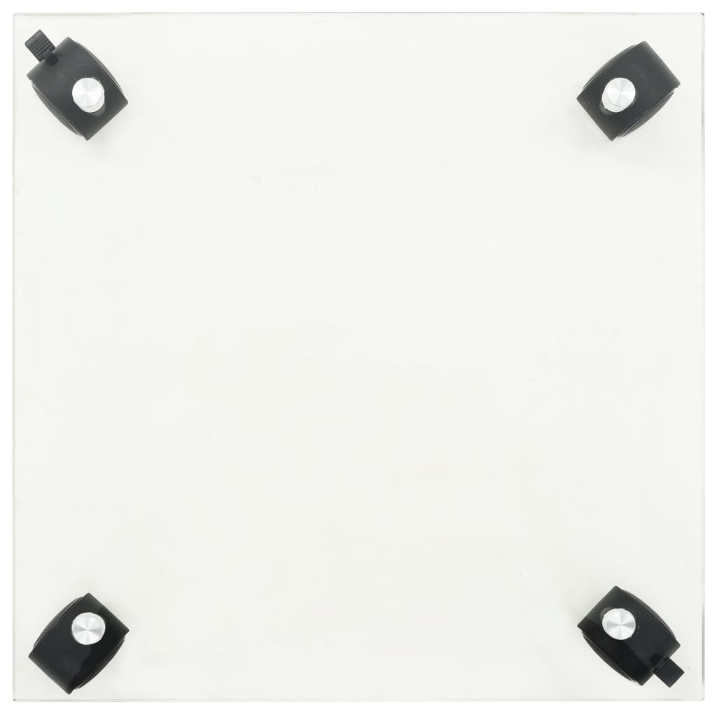 vidaXL Plant Roller | Set of 2 | Transparent | Tempered Glass | 35 x 35 cm