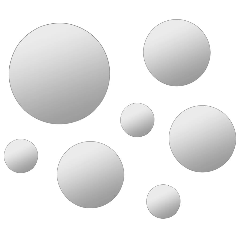vidaXL Wall Mirror | Transparent | Glass | Small, Medium, Large