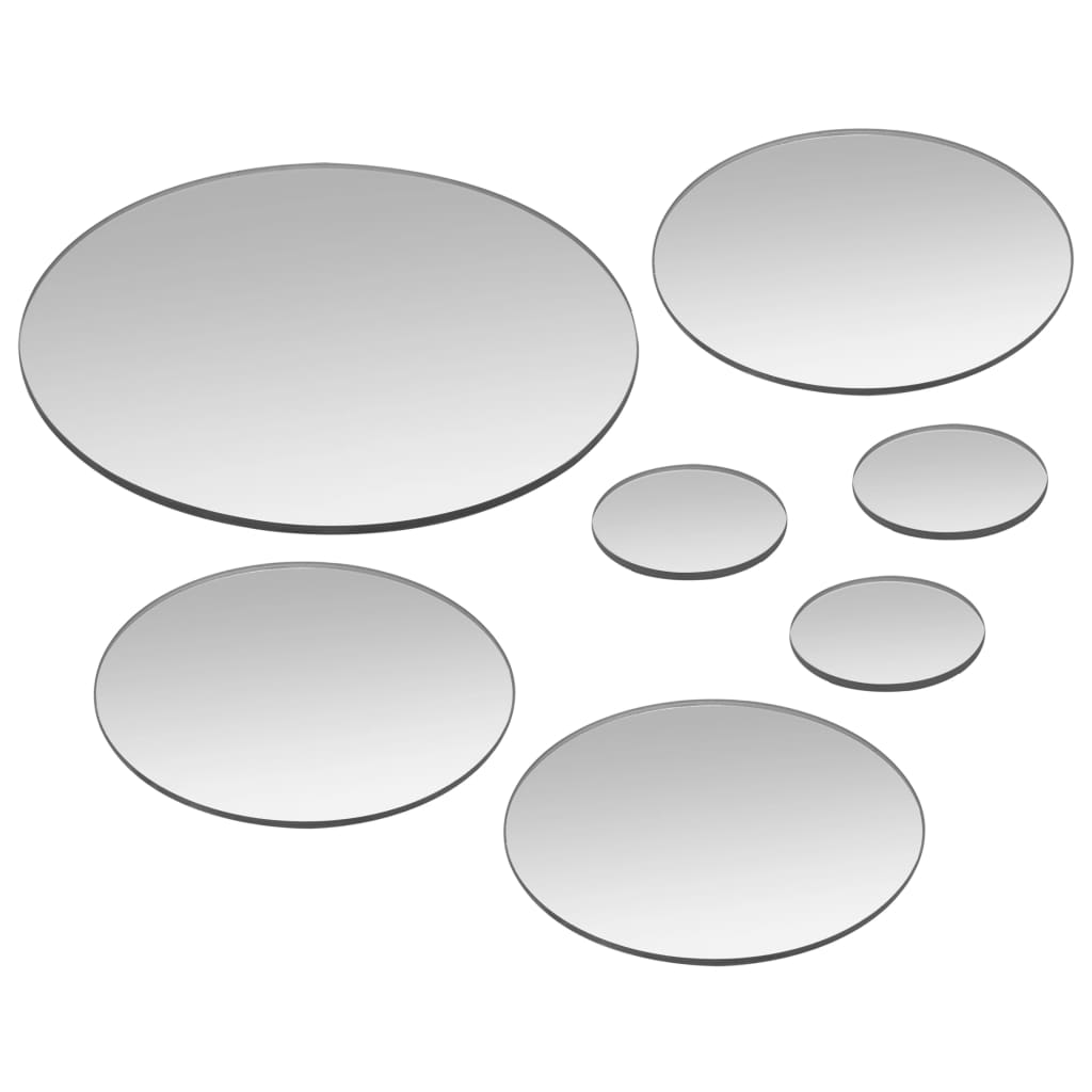 vidaXL Wall Mirror | Transparent | Glass | Small, Medium, Large