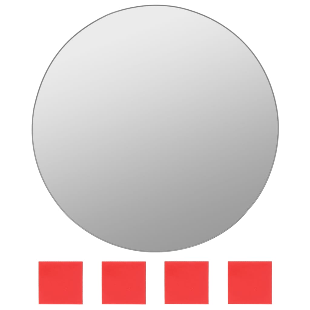 vidaXL Wall Mirror | Transparent | Glass | Small, Medium, Large