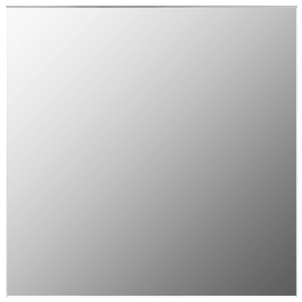 vidaXL 7 Piece Wall Mirror Set Square Glass