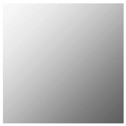 vidaXL Wall Mirror | Transparent | Glass | 50 x 50 cm | Minimalistic