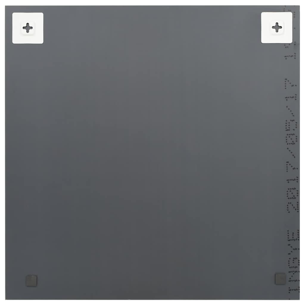vidaXL Wall Mirror | Transparent | Glass | 50 x 50 cm | Minimalistic