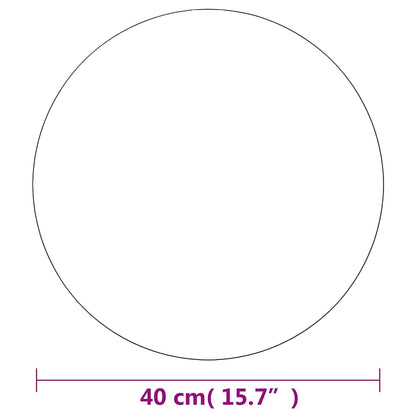 vidaXL Wall Mirror 40 cm Round Glass