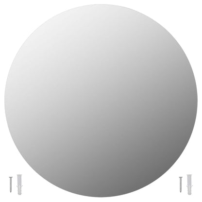 vidaXL Wall Mirror 70 cm Round Glass