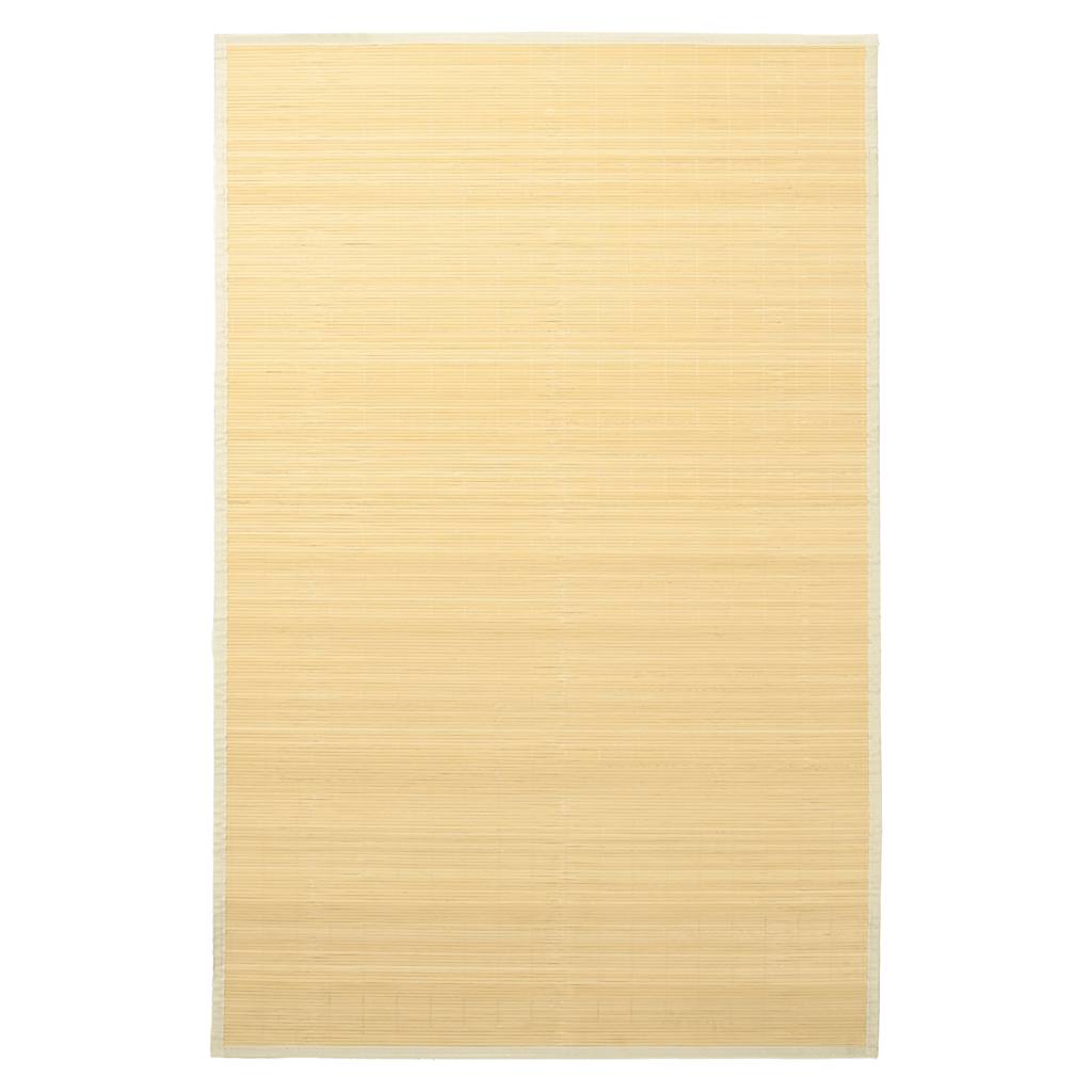 vidaXL Rug Bamboo 100x160 cm Natural