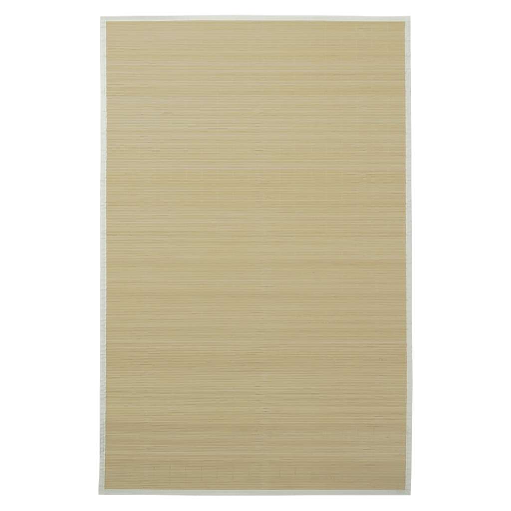 245820 vidaXL Rug Bamboo 100x160 cm Natural
