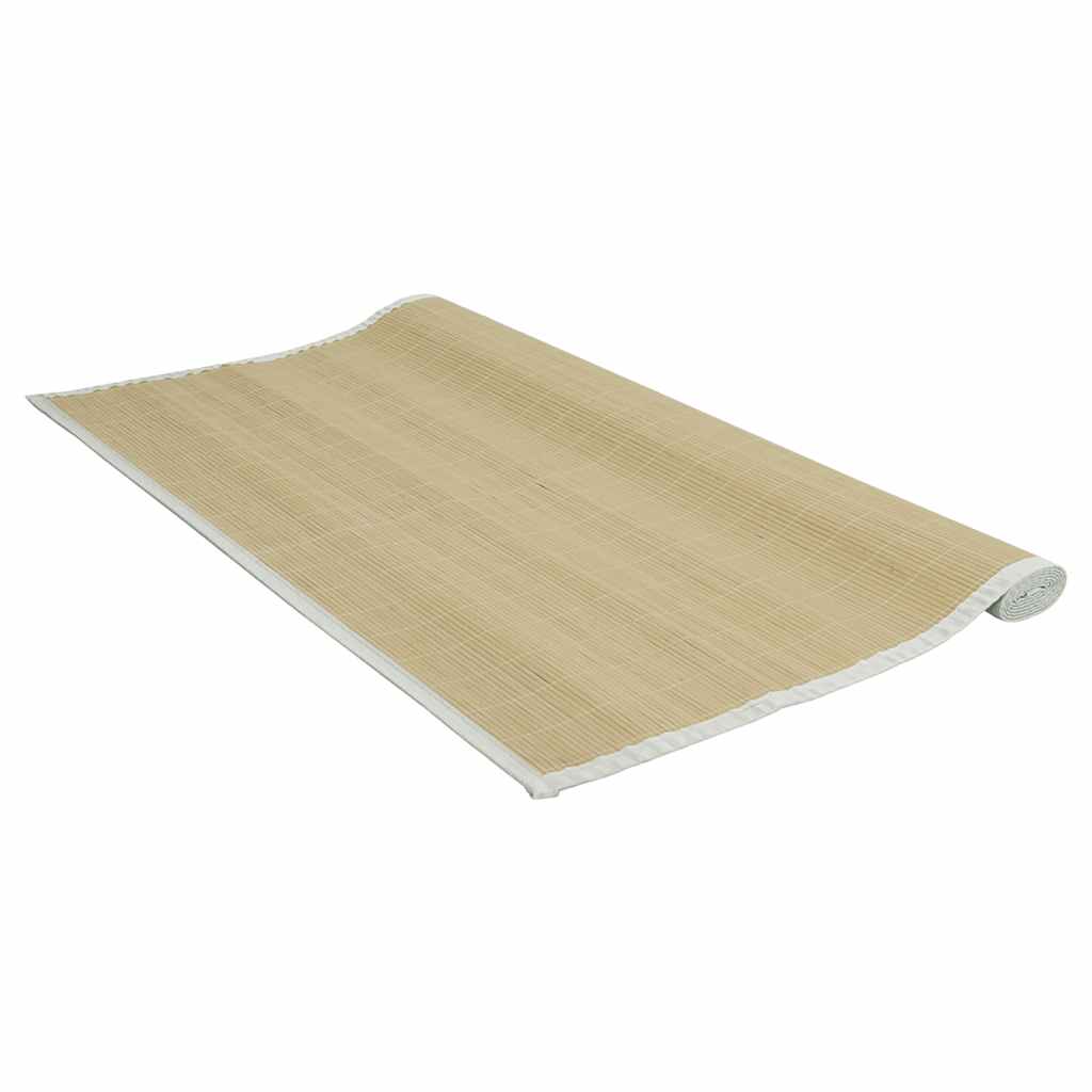 245820 vidaXL Rug Bamboo 100x160 cm Natural