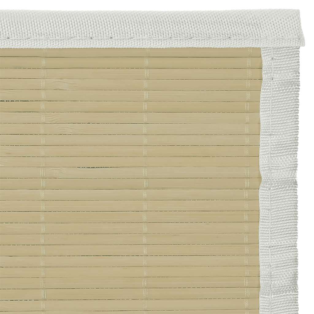 245820 vidaXL Rug Bamboo 100x160 cm Natural