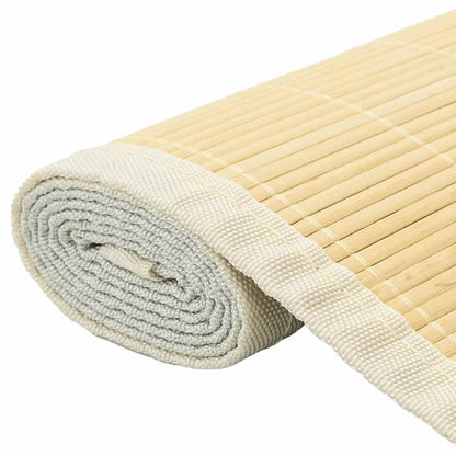 vidaXL Rug Bamboo 100x160 cm Natural