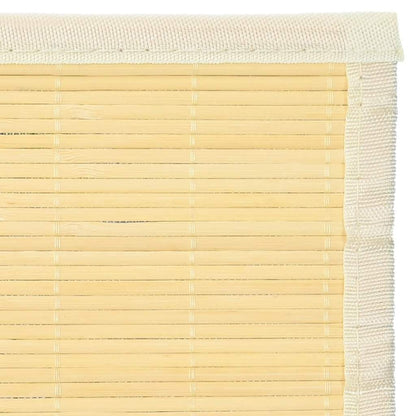 vidaXL Rug Bamboo 100x160 cm Natural