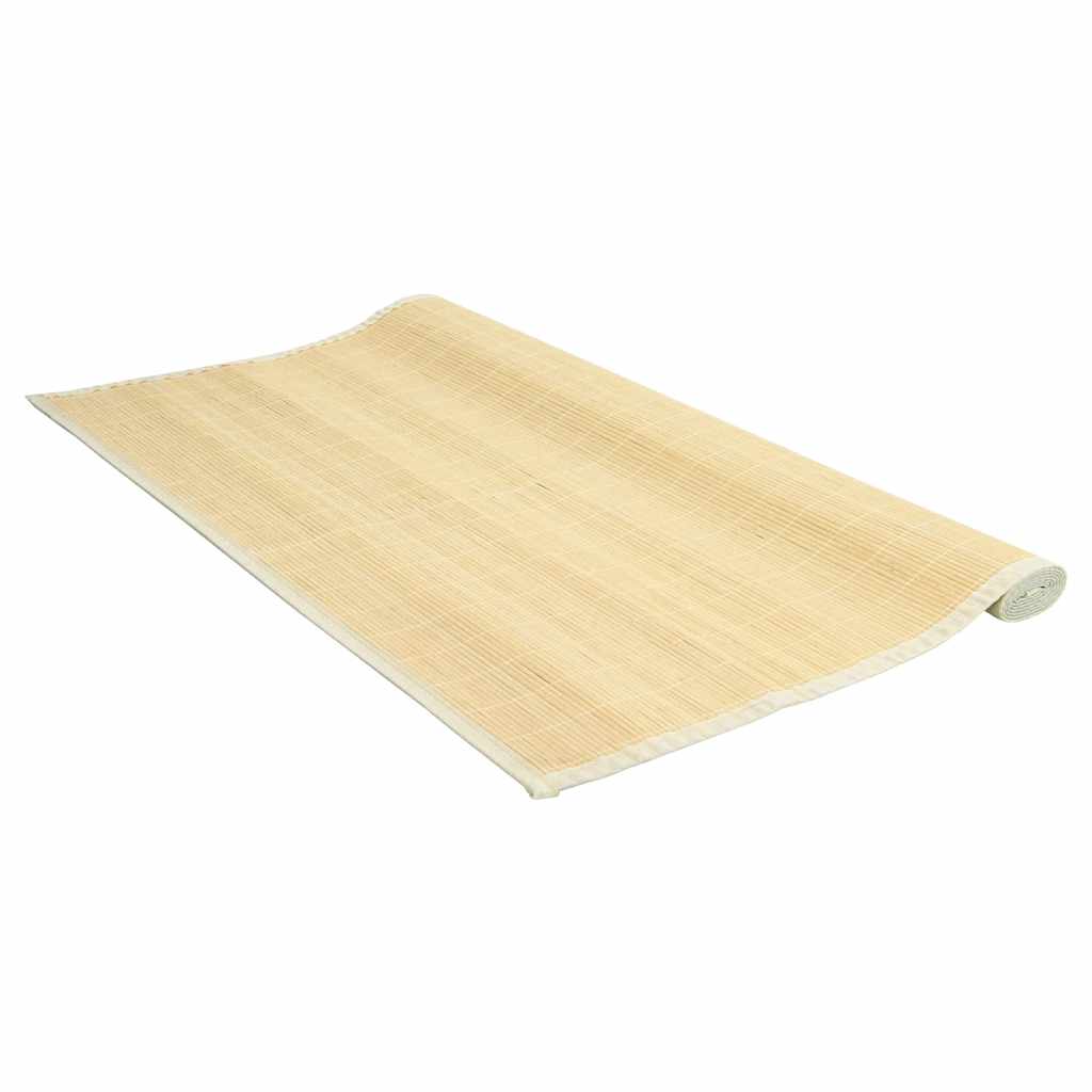 vidaXL Rug Bamboo 160x230 cm Natural
