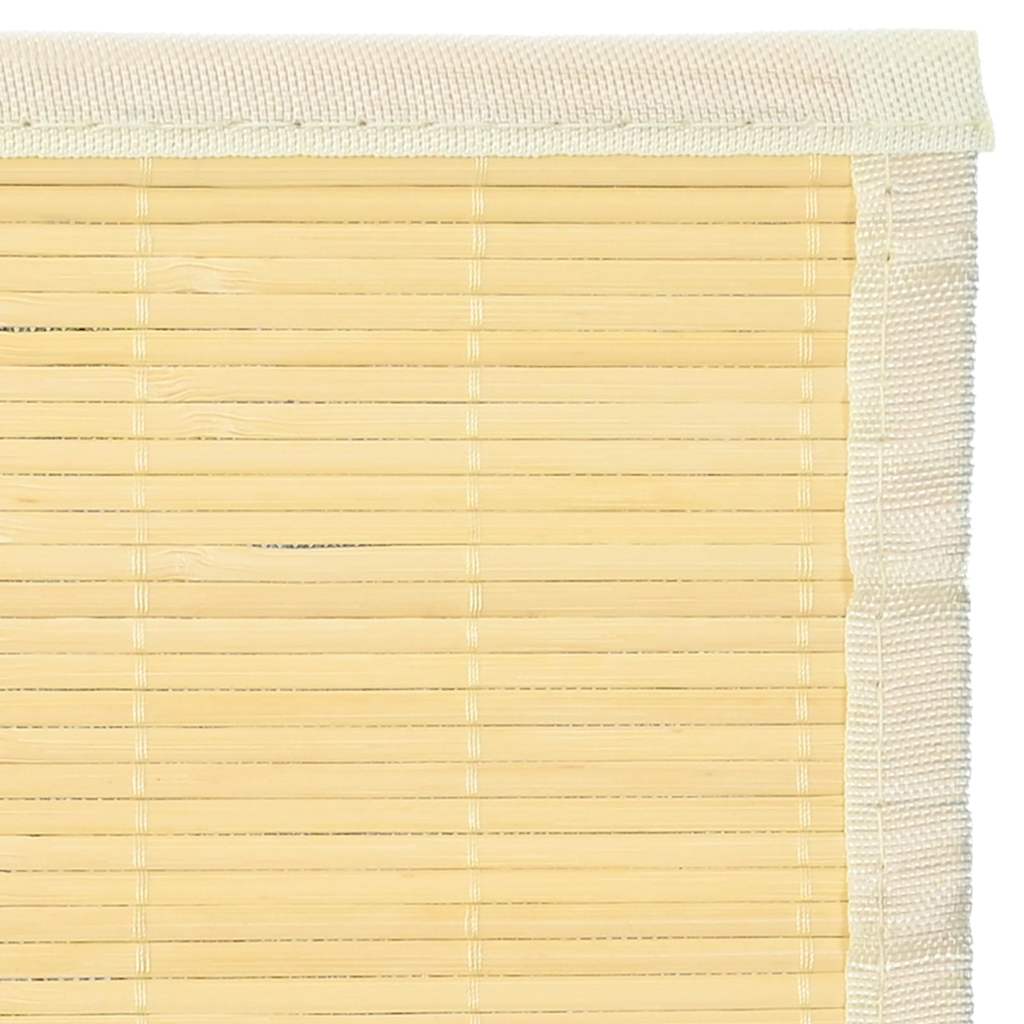 vidaXL Rug Bamboo 160x230 cm Natural
