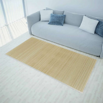 245821 vidaXL Rug Bamboo 160x230 cm Natural