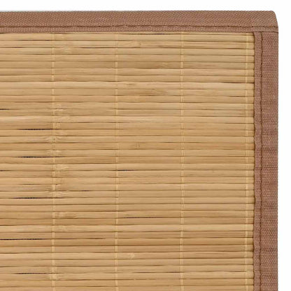 vidaXL Rug Bamboo 160x230 cm Brown