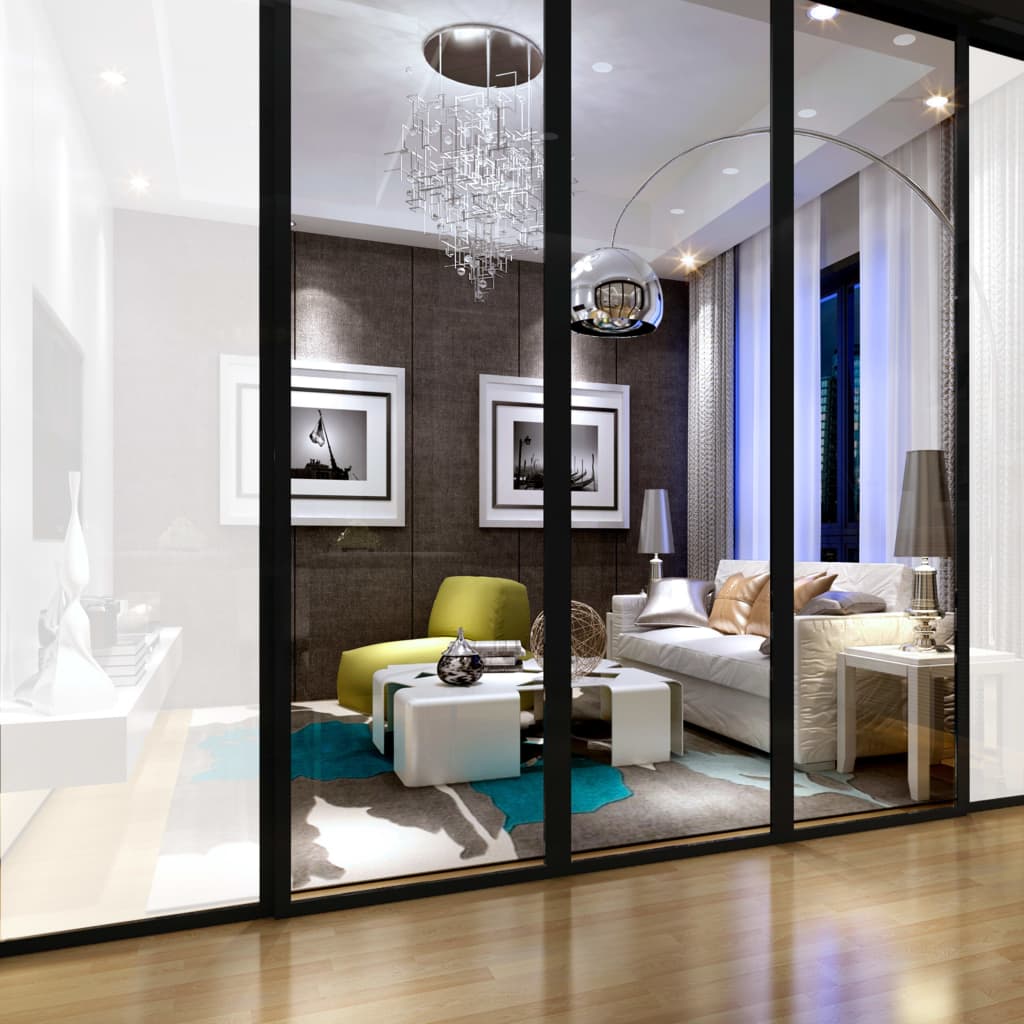 vidaXL Window Film Frosted Grey 0.9x50 m PVC