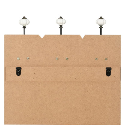 vidaXL Wall-mounted Coat Rack with 6 Hooks 120x40 cm "LIVE LIFE