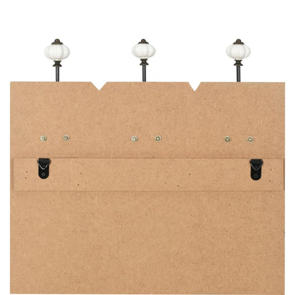 vidaXL Wall-mounted Coat Rack with 6 Hooks 120x40 cm HAPPY LOVE