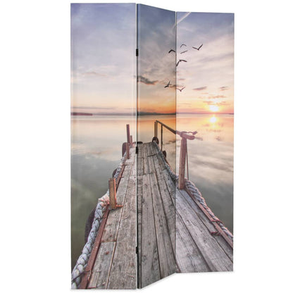 vidaXL Folding Room Divider 120x170 cm Lake