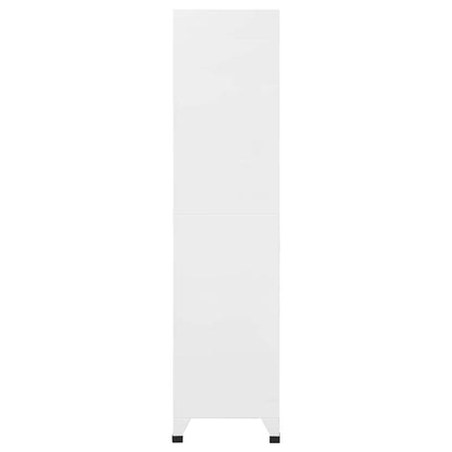 vidaXL Locker Cabinet with 18 Compartments Metal 90x40x180 cm