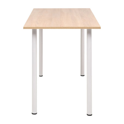 vidaXL Dining Table 120x60x73 cm Oak and White