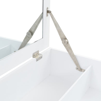 vidaXL Dressing Table with Mirror MDF 60x40x75 cm