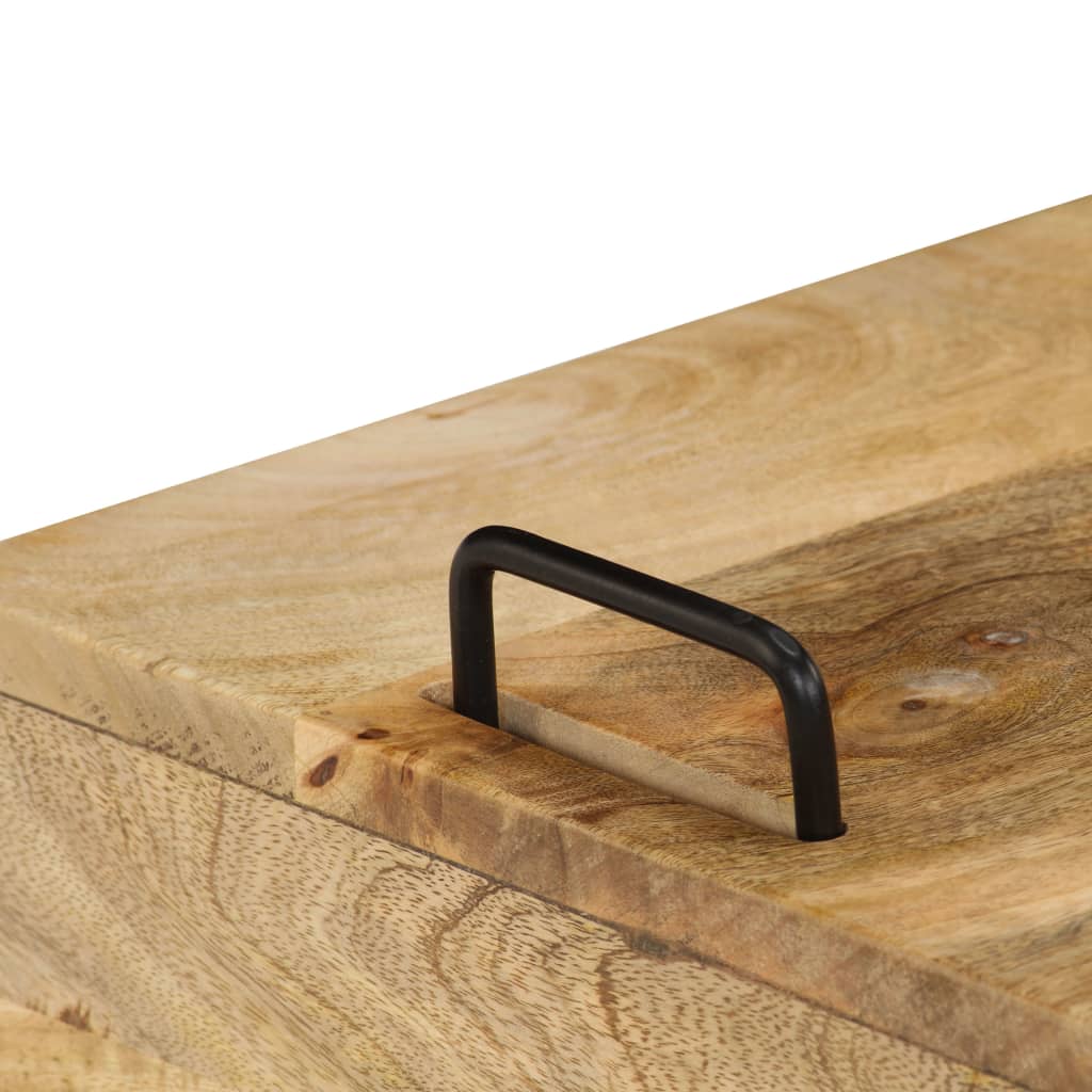 vidaXL Bedside Table Solid Mango Wood 40x34x47 cm