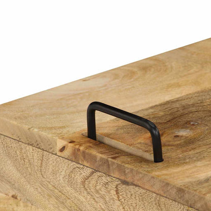 246019 vidaXL Bedside Table Solid Mango Wood 40x34x47 cm