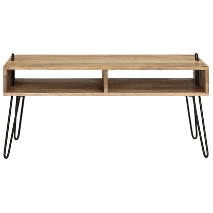 vidaXL Coffee Table Solid Mango Wood 100x60x45 cm