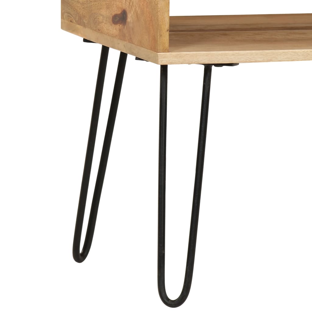 vidaXL Coffee Table Solid Mango Wood 100x60x45 cm