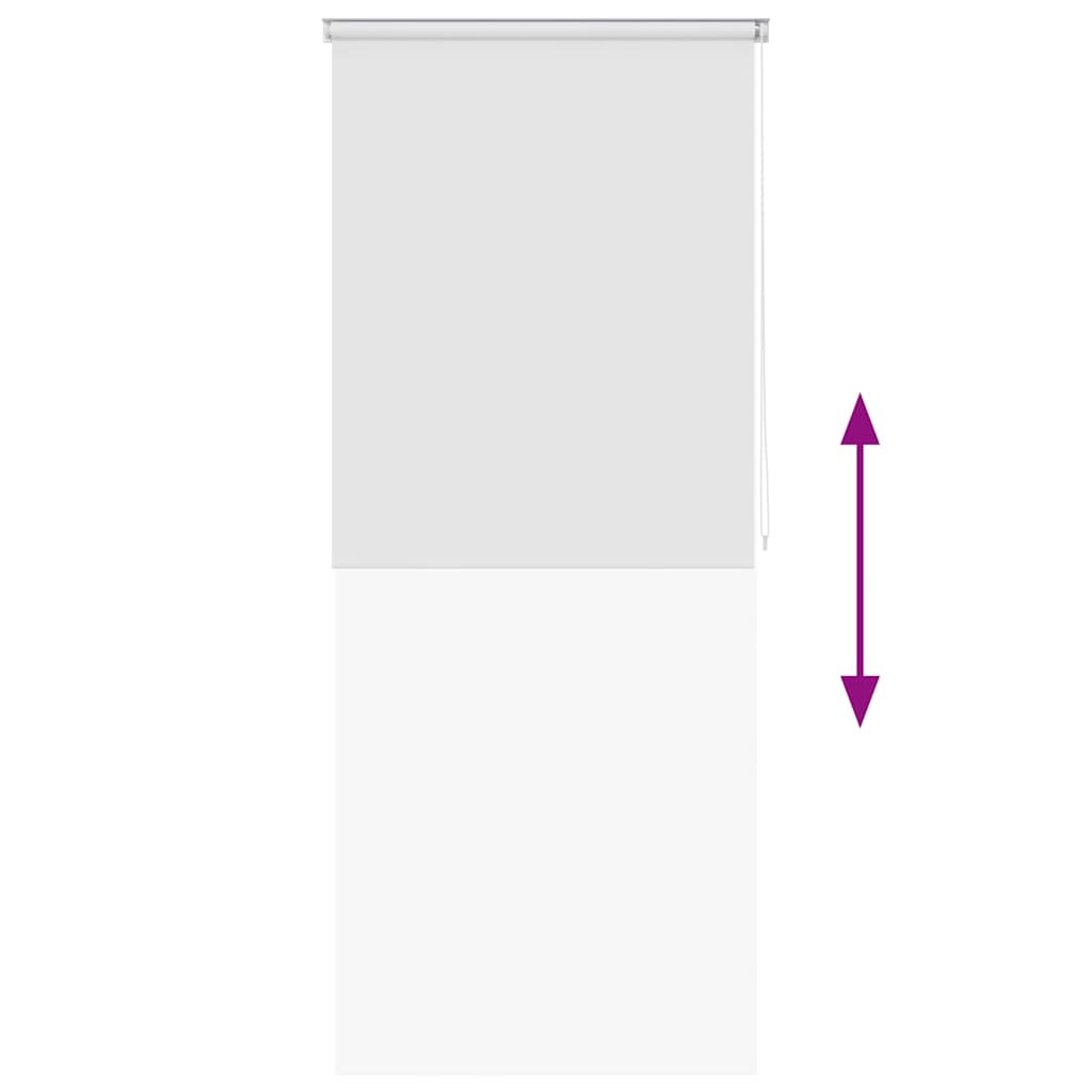vidaXL Shower Roller Blind 80x240 cm White