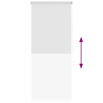 vidaXL Shower Roller Blind 100x240 cm White