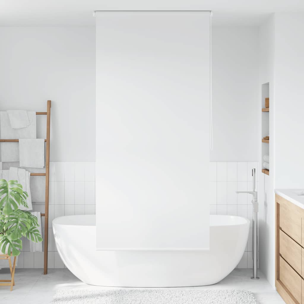 vidaXL Shower Roller Blind 120x240 cm White