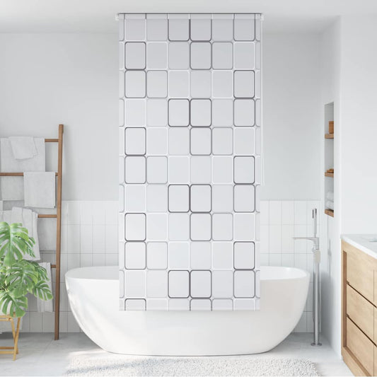 142848 vidaXL Shower Roller Blind 100x240 cm Square