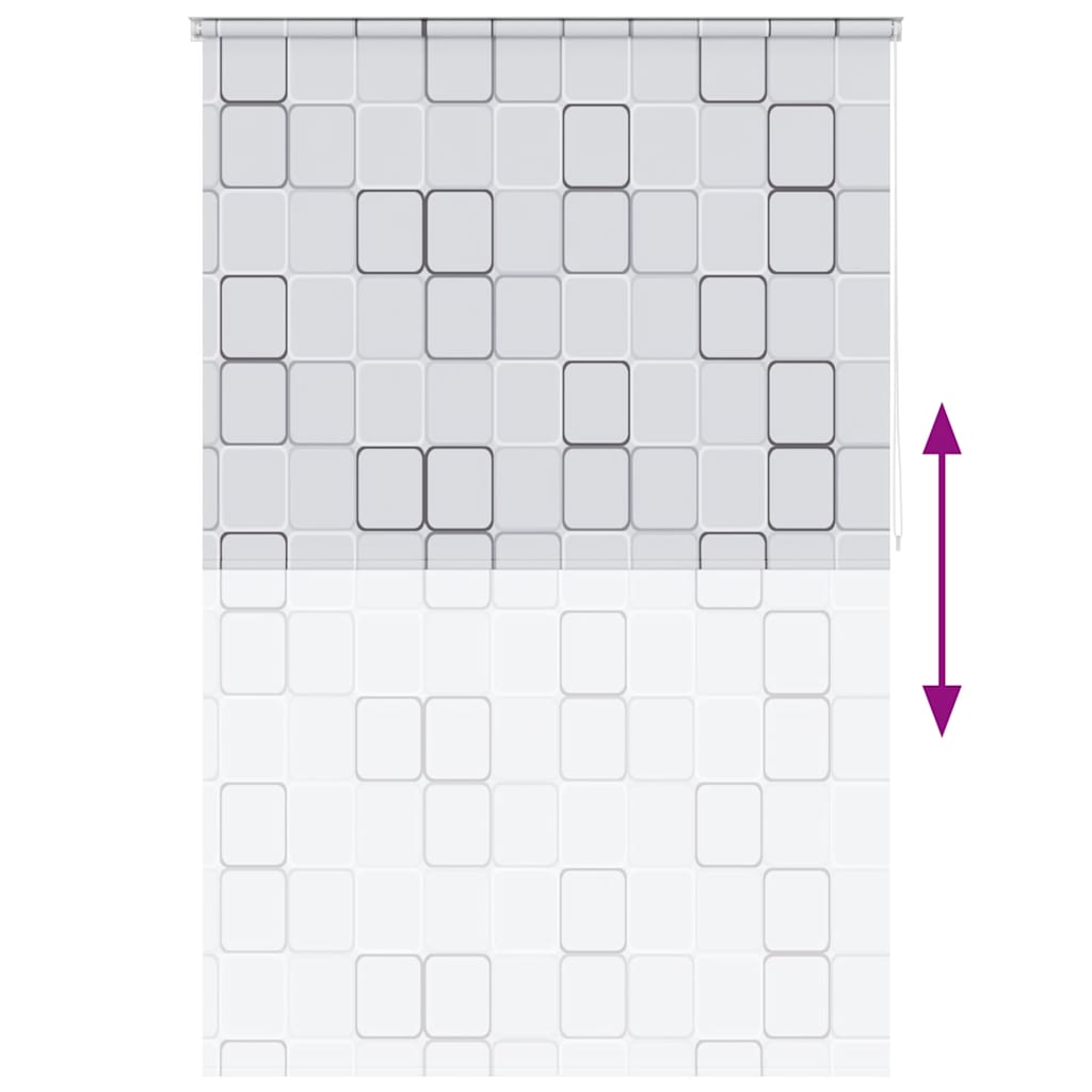 vidaXL Shower Roller Blind 160x240 cm Square