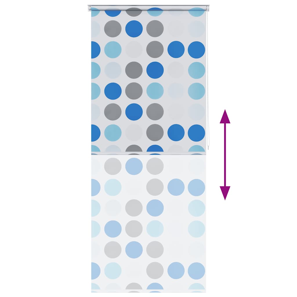 vidaXL Shower Roller Blind 80x240 cm Circle