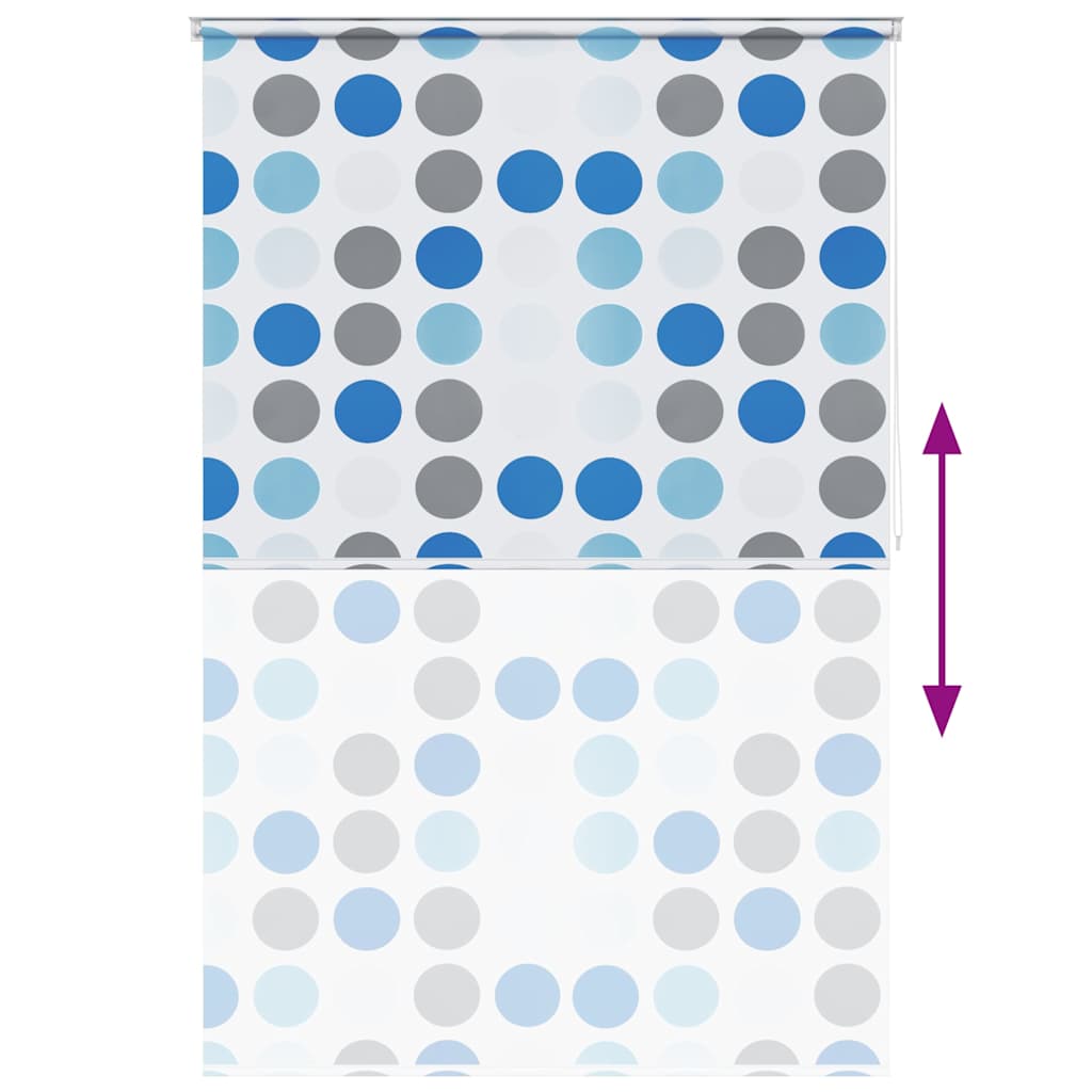 vidaXL Shower Roller Blind 140x240 cm Circle