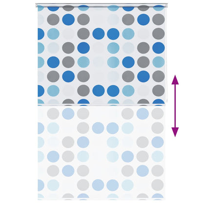 vidaXL Shower Roller Blind 140x240 cm Circle