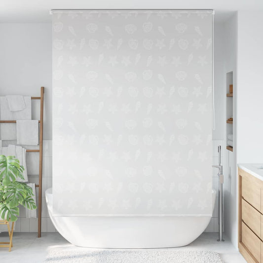 142862 vidaXL Shower Roller Blind 140x240 cm Sea Star