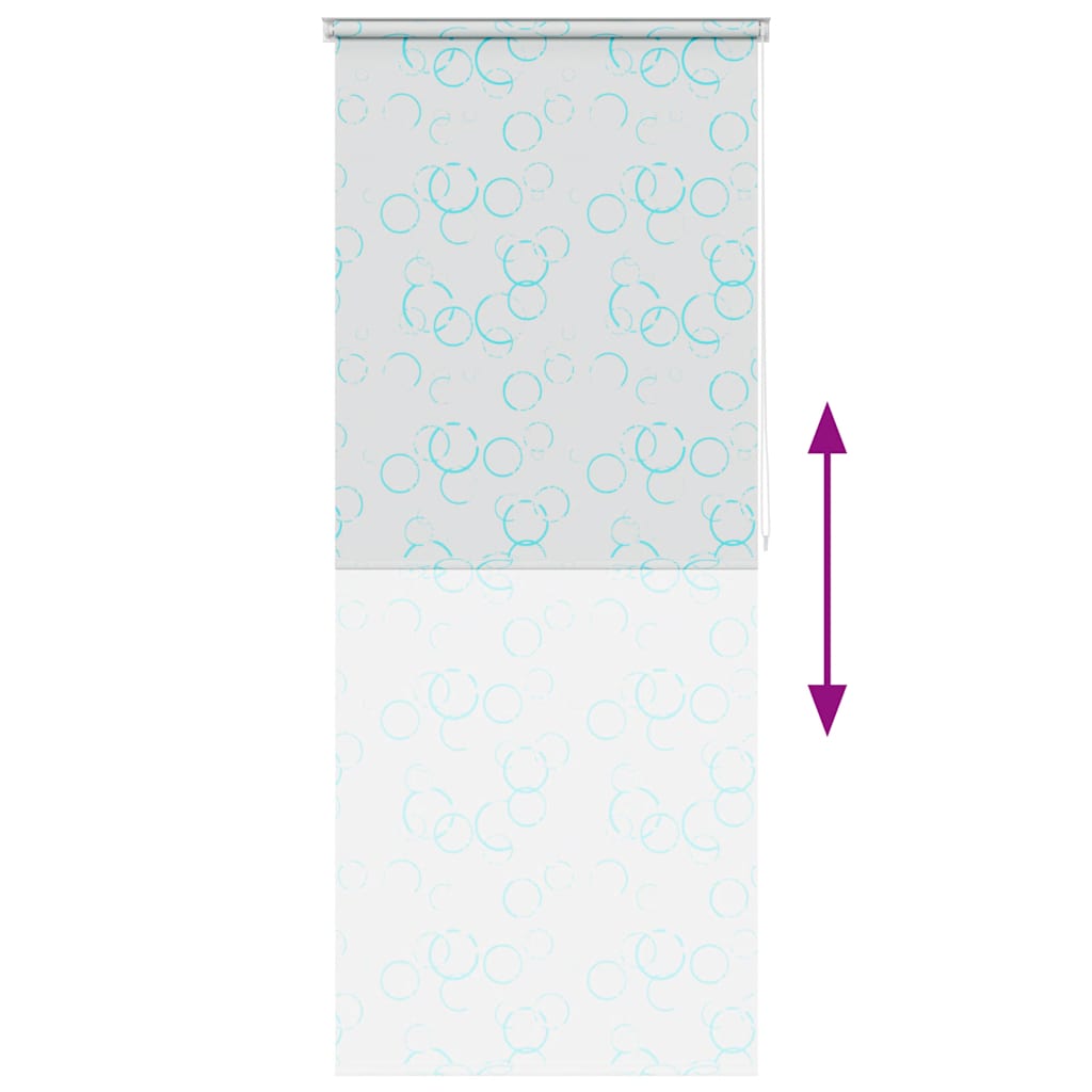 vidaXL Shower Roller Blind 100x240 cm Bubble