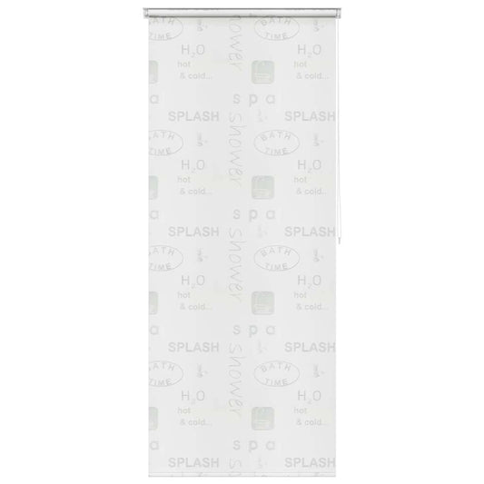 vidaXL Shower Roller Blind 80x240 cm Splash