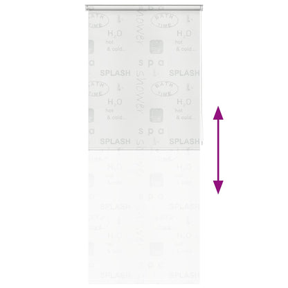 vidaXL Shower Roller Blind 100x240 cm Splash