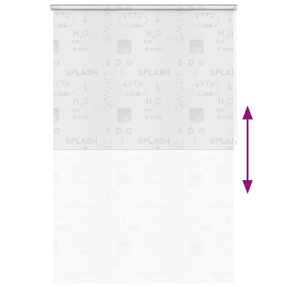 vidaXL Shower Roller Blind 140x240 cm Splash
