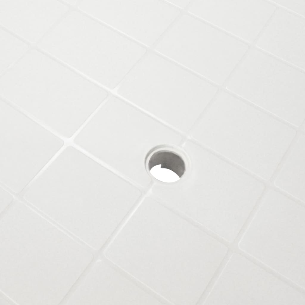 vidaXL 3 Piece Bistro Set Plastic White