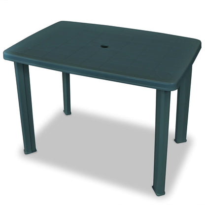 vidaXL Bistro Set | Green | Plastic | Medium | Foldable | Bistro Set